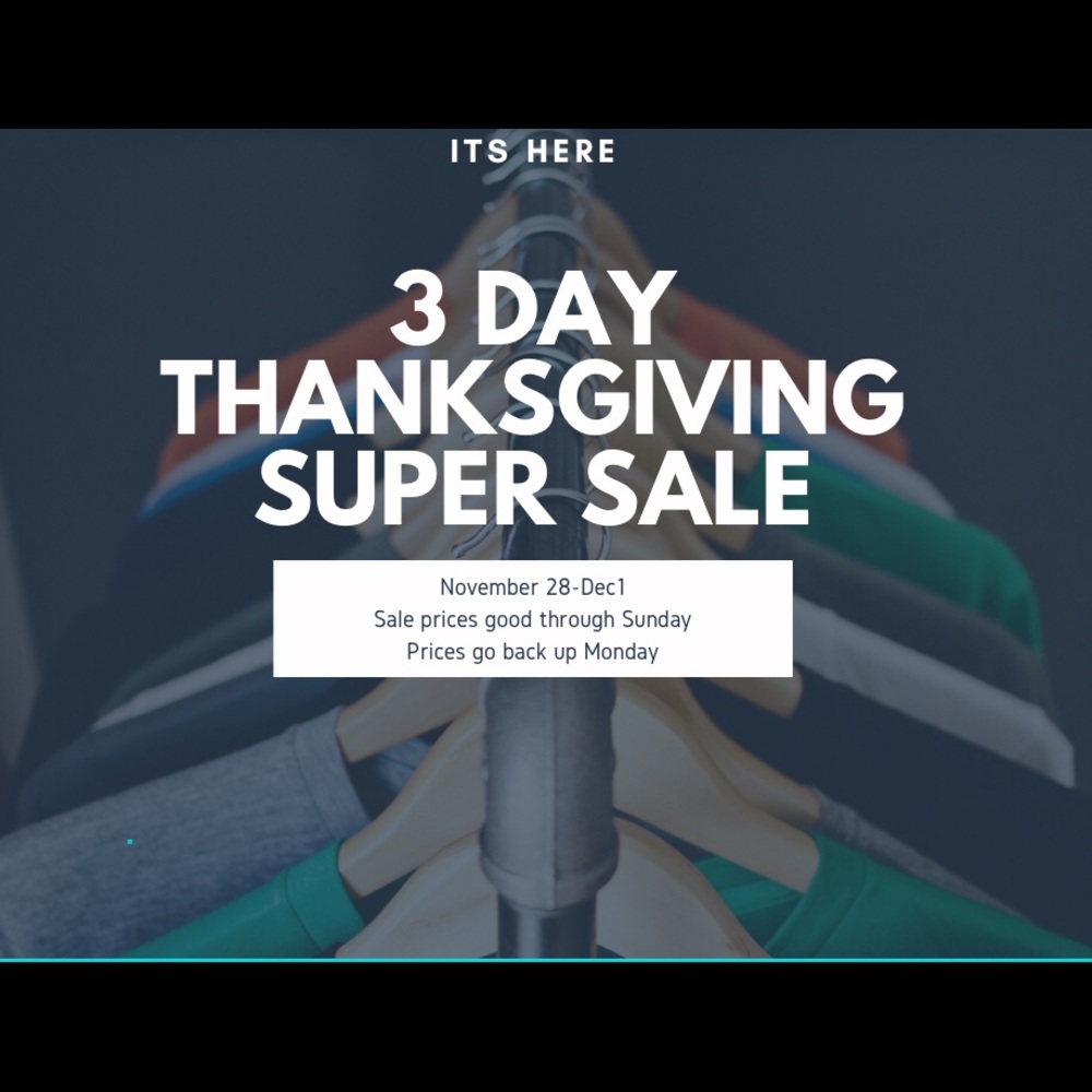 Super sale prices good through Sunday